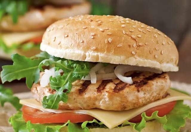 Grilled Chicken Burger.